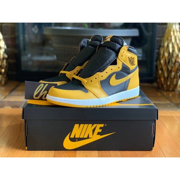 Size 10 Air Jordan 1 Retro OG High "Pollen" - Picture 3 of 6